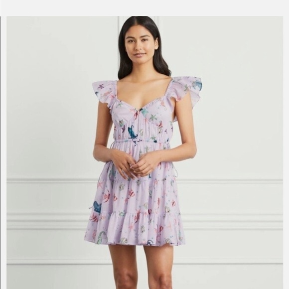 Hill House Home Lucia Dress in Sea Creatures Print Sz XL